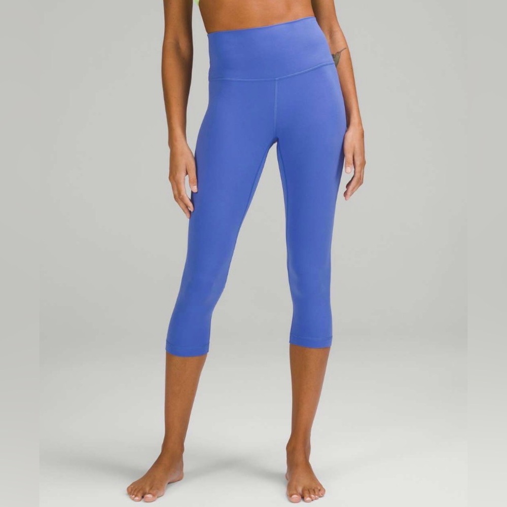 Lululemon Align High-Rise Crop 21" in Wild Indigo, Sz 4
